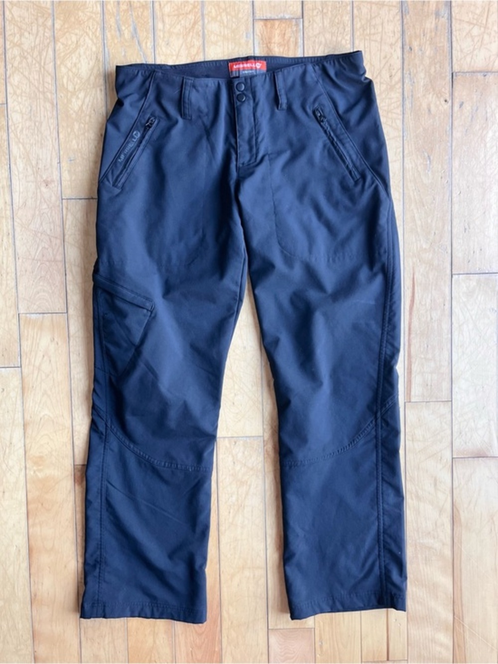 Merrell Technical Outdoor SelectDry Water‑Resistant Black Pants Size 6